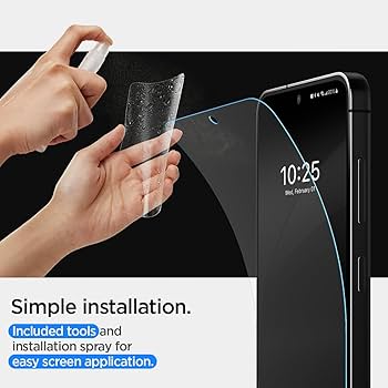 Amazon | Spigen Galaxy S24 フィルム 全面保護 PET素材 ギャラクシー